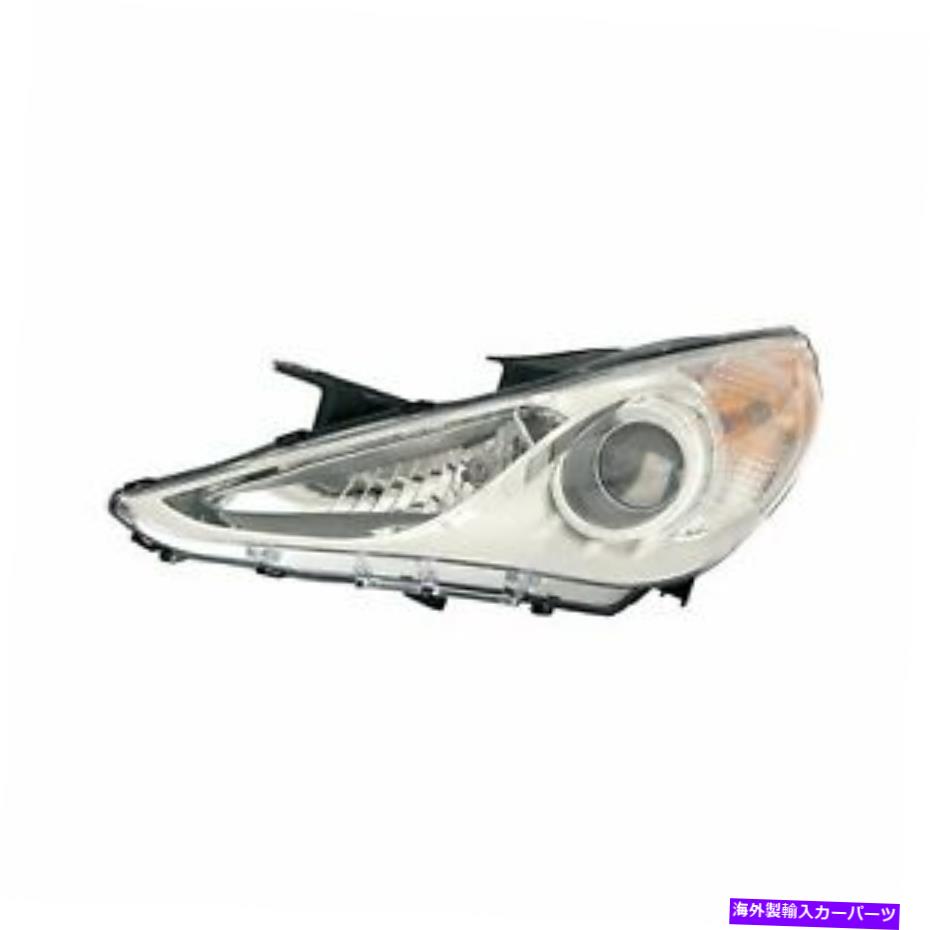 USヘッドライト Hyundai Sonata 11-14 HY 2502159Cの運転者側の交換ヘッドライトを交換する For Hyundai Sonata 11-14 Replace HY2502159C Driver Side Replacement Headlight【並行輸入品】