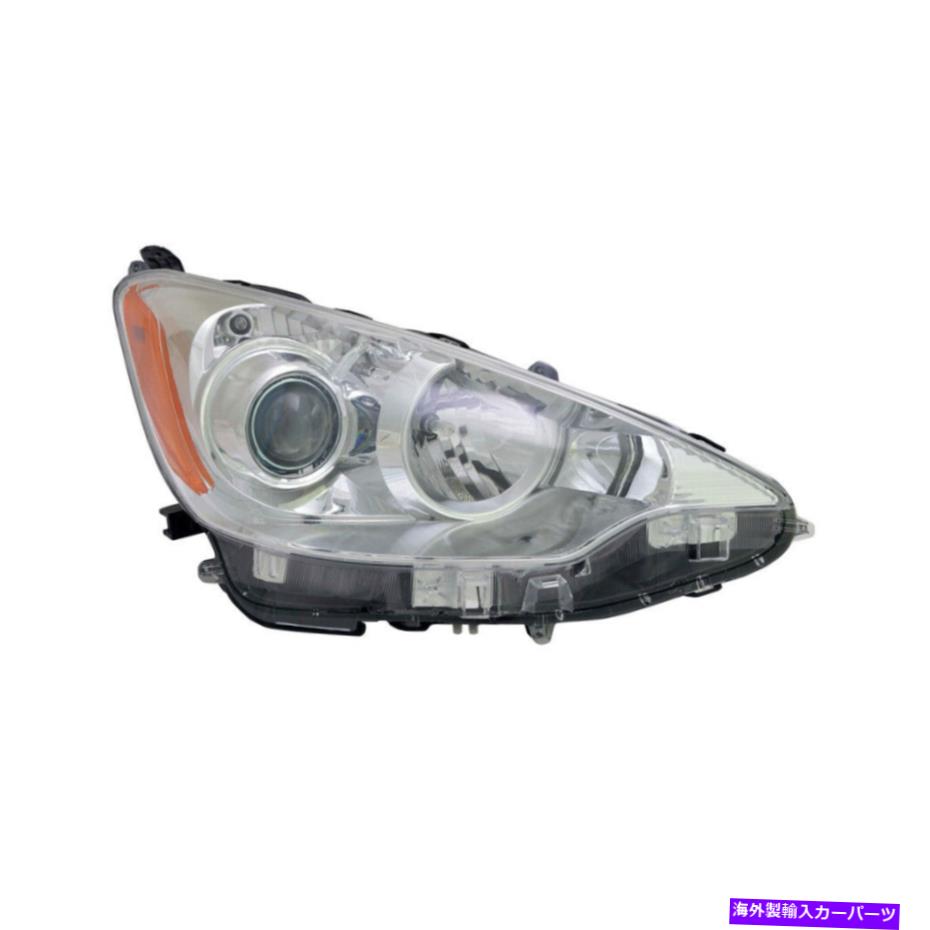USヘッドライト Headlightアセンブリ - 右右TYC 20-9281-00 TOYOTA PRIUS C Headlight Assembly-Regular Right TYC 20-9281-00 fits 12-14 Toyota Prius C【並行輸入品】