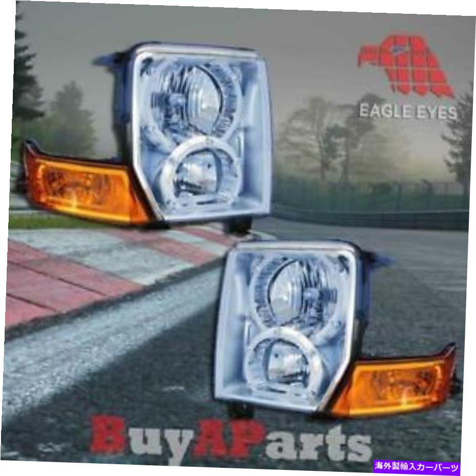 USヘッドライト 2006-2010 Jeep Commanderの電球/ソケットのためのペア置換ヘッドライト Pair Replacement Headlights For 2006-2010 Jeep Commander Bulbs / Socket Included【並行輸入品】