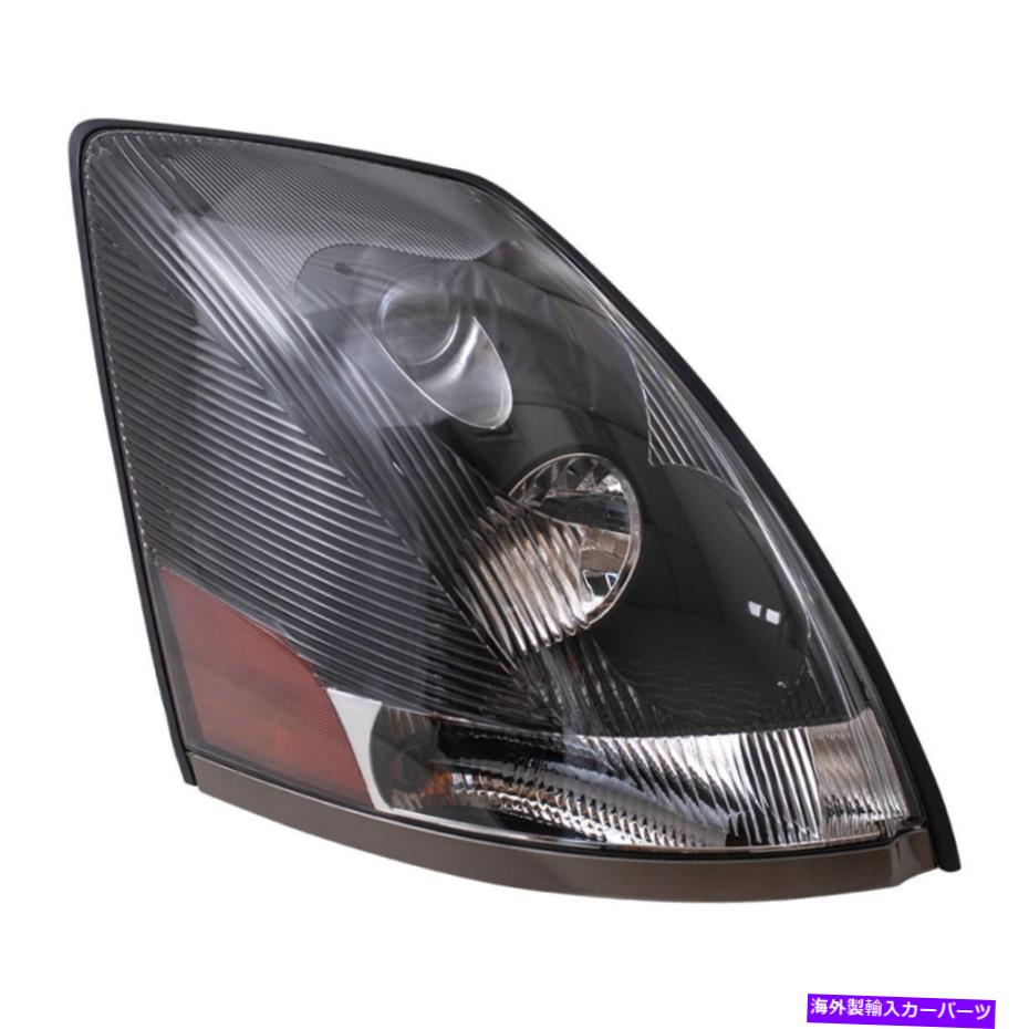 USヘッドライト ブラックベゼルが付いているハロゲンヘッドライトアセンブリ側04-18 VNL Halogen Headlight Assembly Passenger Side with Black Bezel for 04-18 VNL【並行輸入品】