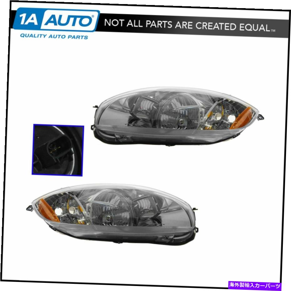 USヘッドライト ヘッドライトヘッドランプ左右ペアセット新新Mitsubishi Eclipse Headlights Headlamps Left & Right Pair Set NEW for 06-07 Mitsubishi Eclipse【並行輸入品】