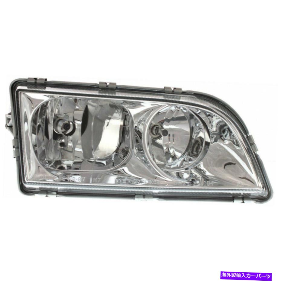 USヘッドライト FITS VOLVO S40ヘッドライトアセンブリ2000-2004旅客サイド（ドット）クロム Fits Volvo S40 Headlight Assembly 2000-2004 Passenger Side (DOT) Chrome【並行輸入品】 46,814円