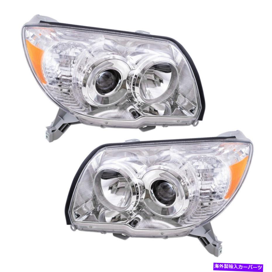 USヘッドライト TOYOTA 4RUNNER 06-09ヘッドライトヘッドランプのセット - レンズW / Chrome Bezel Fits Toyota 4Runner 06-09 Set of Headlights Headlamps - Lens w/ Chrome Bezel【並行輸入品】｜Us Custom Parts Shop USDM
