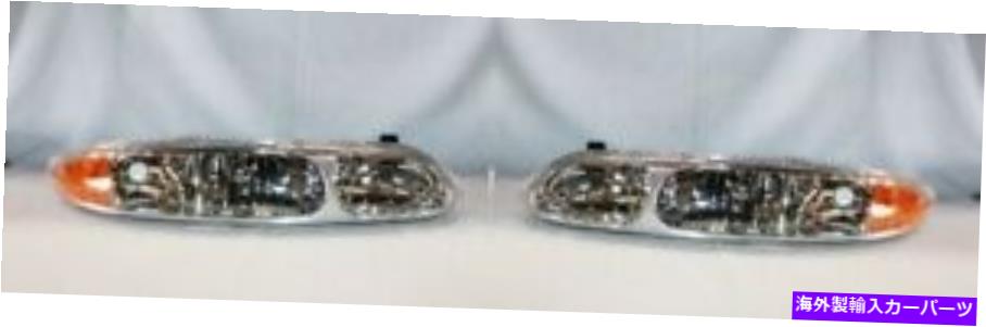 USヘッドライト 1999年から2004年の右辺の交換用ヘッドライトペアoldsmobile alero Right and Left Side Replacement Headlight PAIR For 1999-2004 Oldsmobile Alero【並行輸入品】