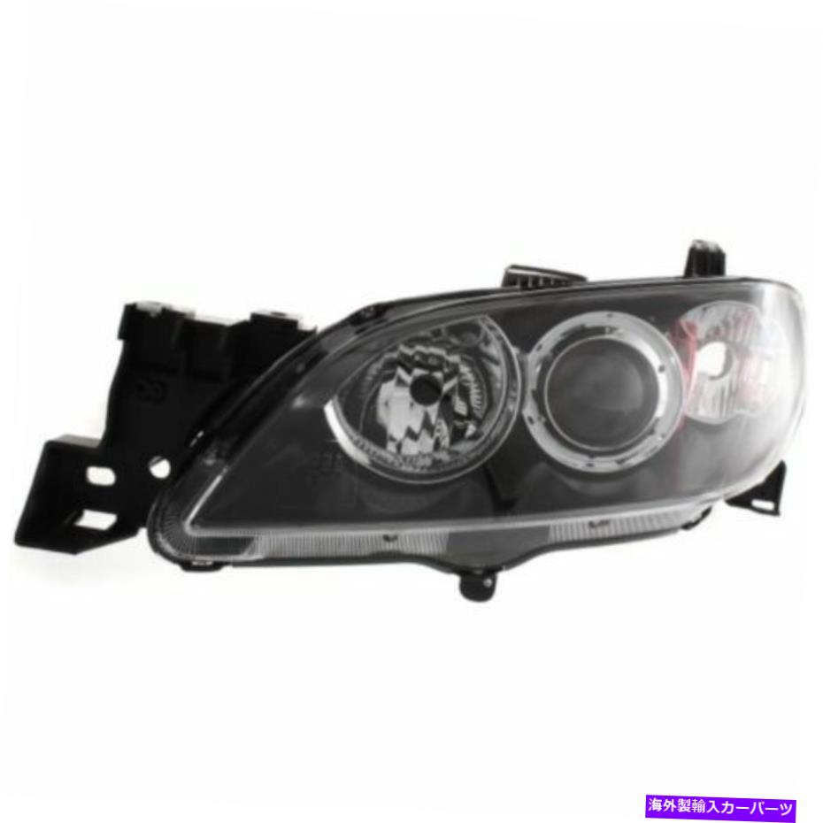 USヘッドライト Mazda 3 04-09、Capaドライバ側ヘッドライト、クリアレンズ For Mazda 3 04-09, CAPA Driver Side Headlight, Clear Lens【並行輸入品】