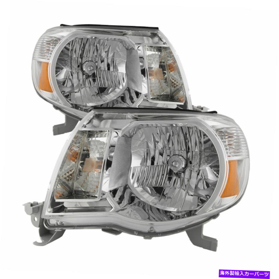 USヘッドライト Newmar Bay Star 2016 2017ペアクロームヘッドライトヘッドライトランプRV NEWMAR BAY STAR 2016 2017 PAIR CHROME HEADLIGHT HEAD LIGHTS LAMPS RV【並行輸入品】