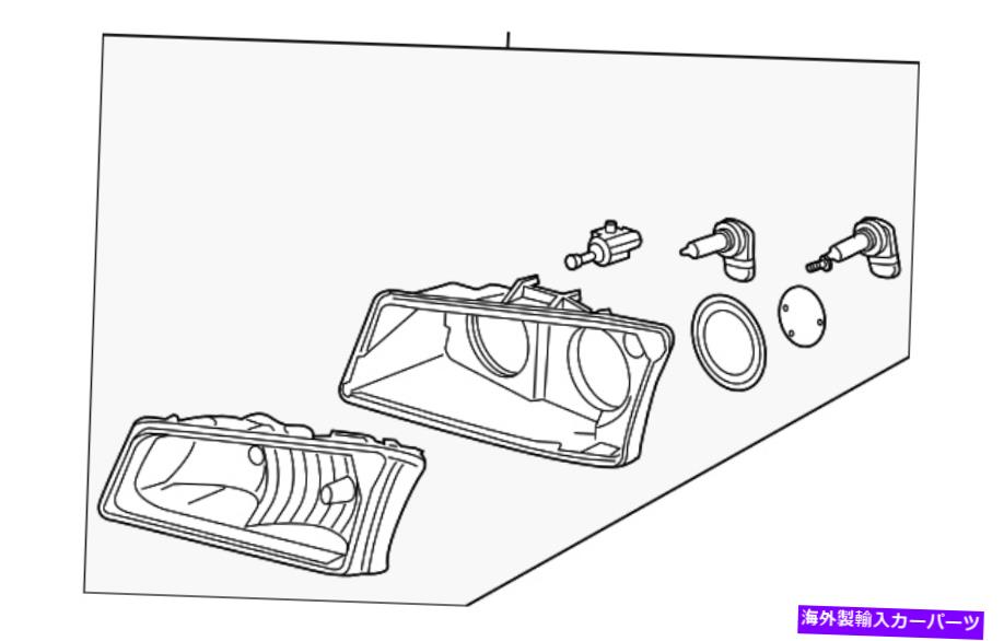 USヘッドライト 純正GMヘッドライトアセンブリ10396913 Genuine GM Headlight Assembly 10396913【並行輸入品】