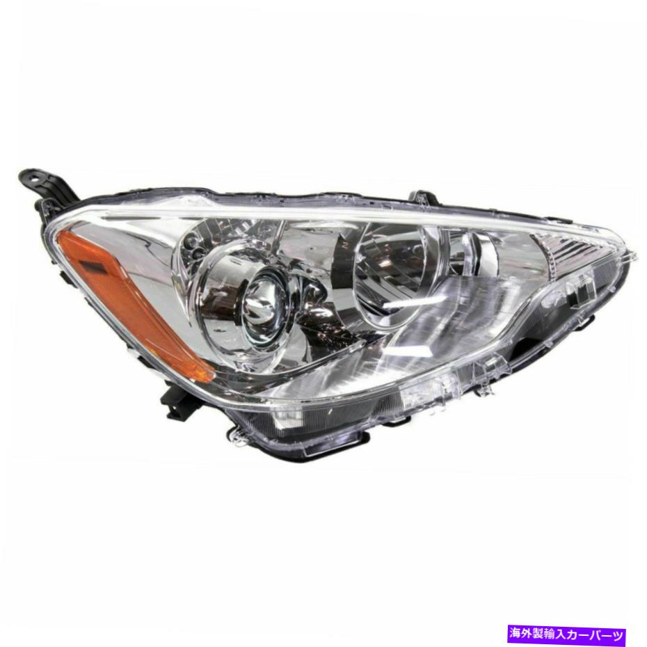 USヘッドライト 新しいハロゲンヘッドランプアセンブリ旅客サイドフィットトヨタプリウスC TO2503214 NEW HALOGEN HEAD LAMP ASSEMBLY PASSENGER SIDE FITS TOYOTA PRIUS C TO2503214【並行輸入品】