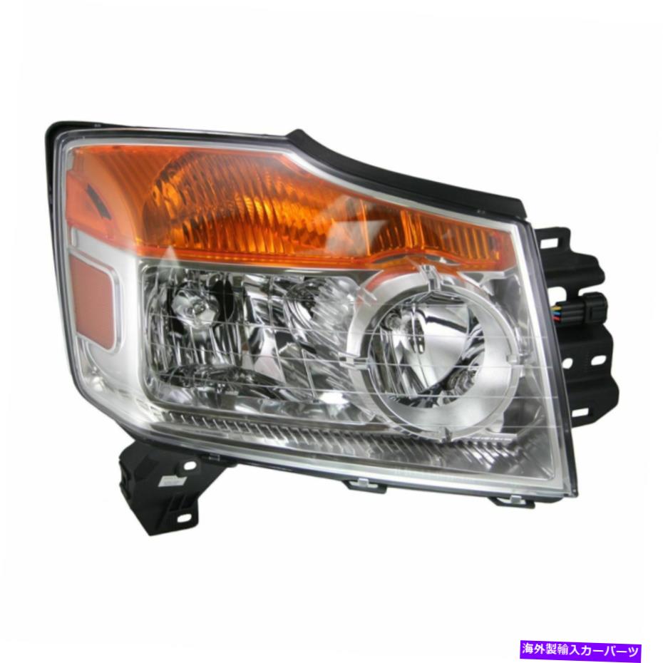 USヘッドライト 08-10日産アルマダのためのヘッドライトヘッドランプ助手席側RH Headlight Headlamp Passenger Side Right RH for 08-10 Nissan Armada【並行輸入品】