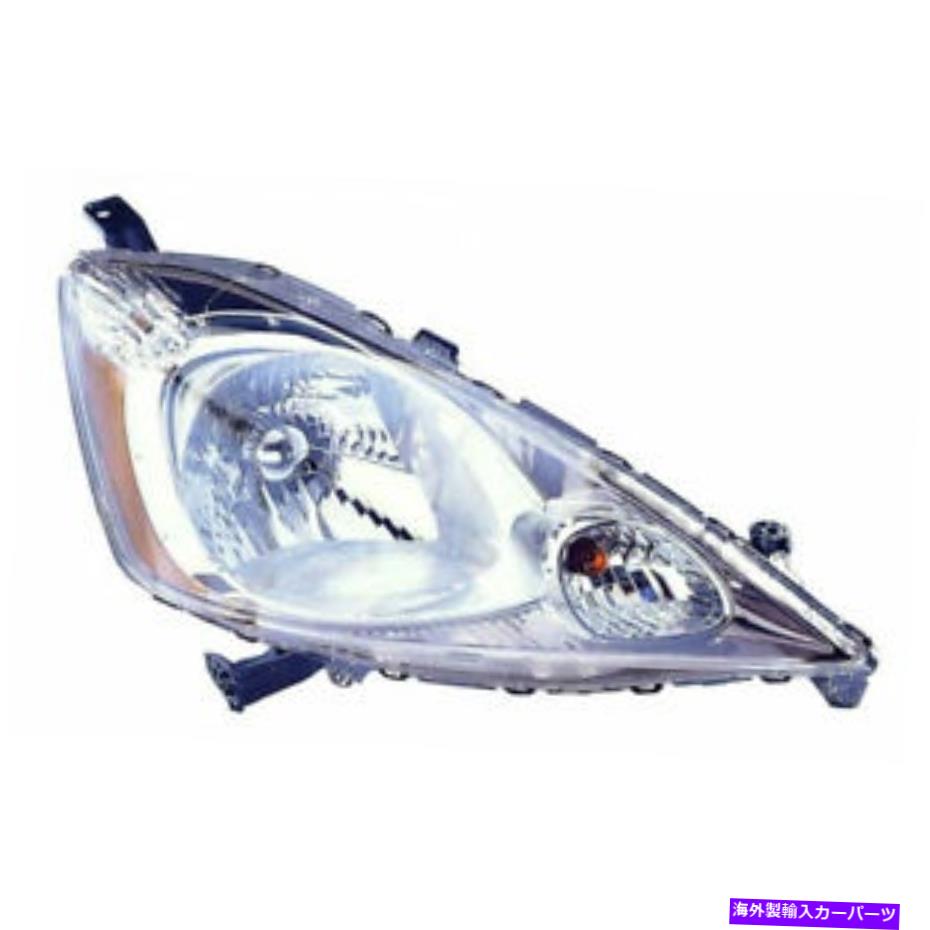 USヘッドライト Honda Fit Headlight 2009-2011 PRASSER側W / HO2503137用スポーツパッケージ For Honda Fit Headlight 2009-2011 Passenger Side w/Sport Package For HO2503137【並行輸入品】
