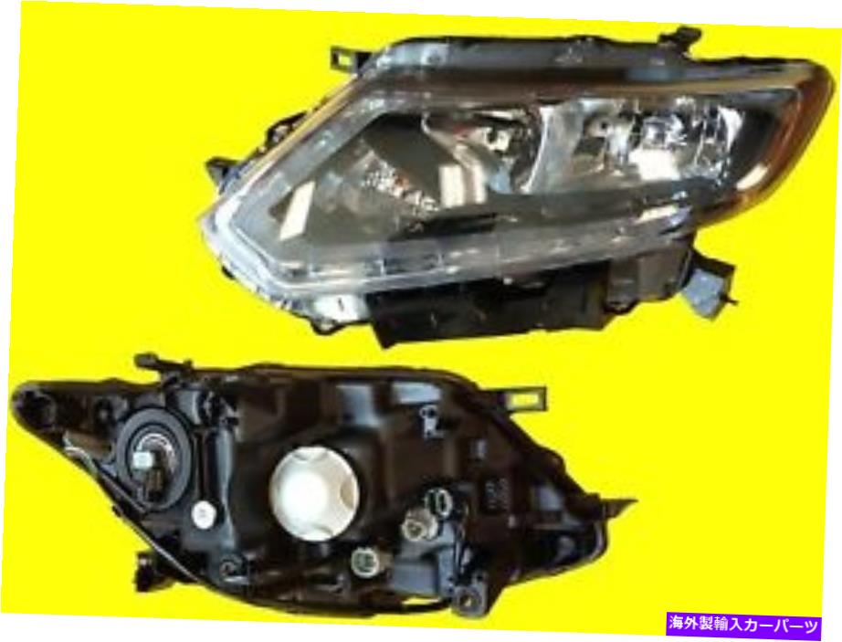 USヘッドライト 左側のヘッドライトAssyは日産ローグ2014 - 2016を獲得しています。 260604BA0A NI2502226 Left side Headlight Assy fits Nissan Rogue 2014 - 2016 | 260604BA0A NI2502226【並行輸入品】