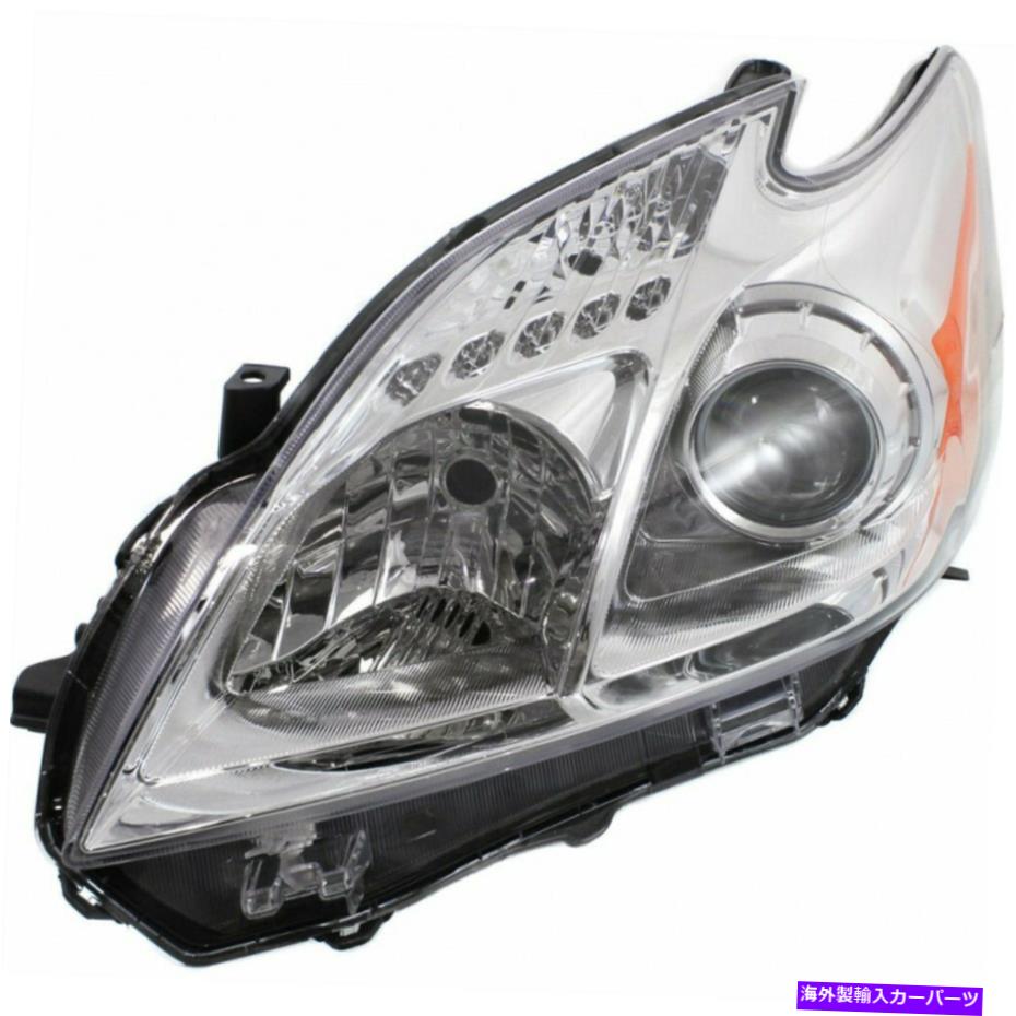 USヘッドライト トヨタプリウスヘッドライト2012-2015運転界側| TO2518134のハロゲンタイプ For Toyota Prius Headlight 2012-2015 Driver Side | Halogen Type For TO2518134【並行輸入品】