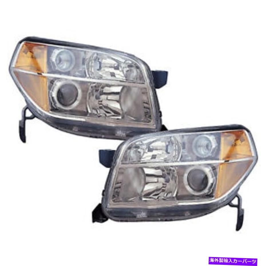 USヘッドライト ヘッドライトは、2006年から2008年のホンダのパイロットのための左右ペア高品質のCapa Headlights Left And Right Pair High Quality CAPA For 2006-2008 Honda Pilot【並行輸入品】