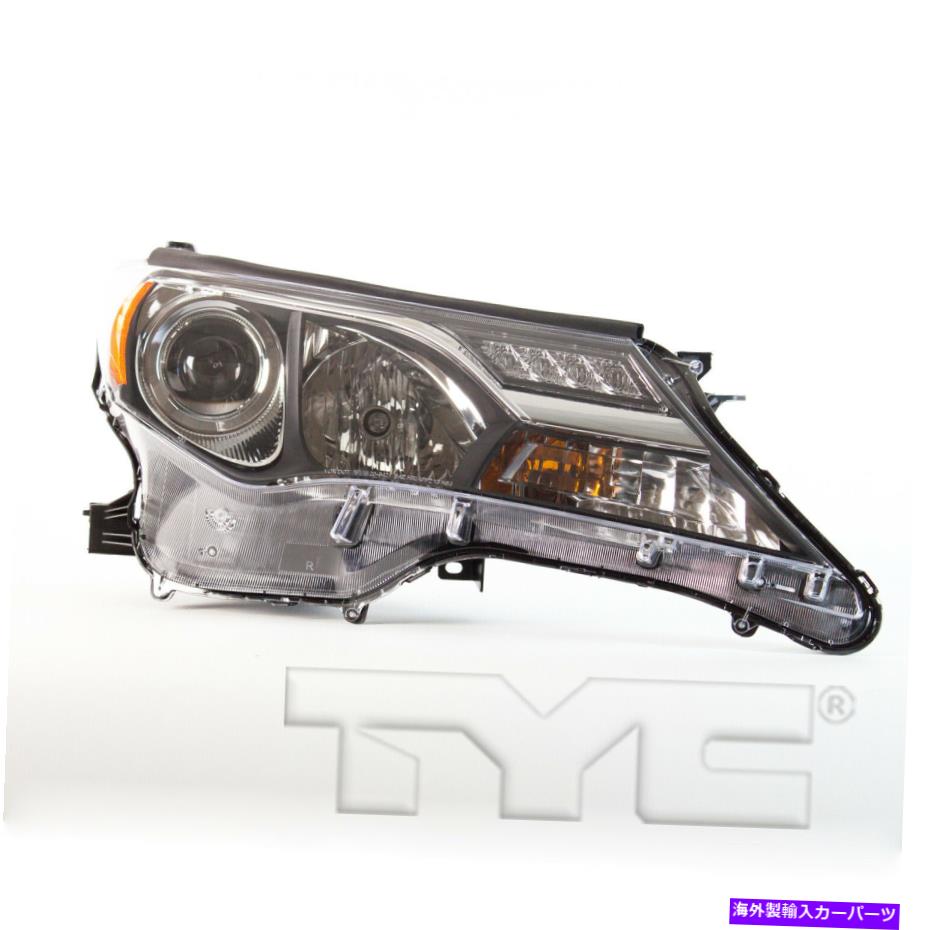 USヘッドライト 13-15トヨタRAV-4（日本/米国製造）右乗客CAPAのヘッドライト Headlight for 13-15 Toyota RAV-4 (Japan/US Built) Right Passenger CAPA【並行輸入品】