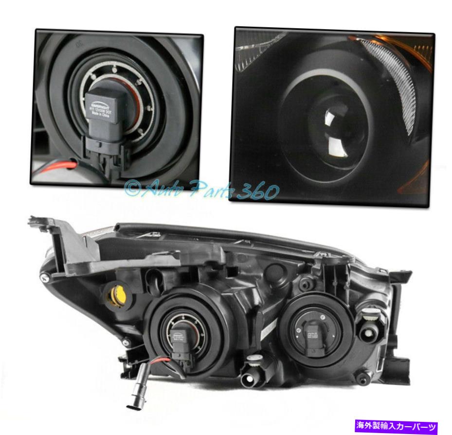 USヘッドライト 09-12トヨタRAV4ブラックプロジェクターヘッドライトヘッドランプW /バンパーブルーLED DRL FOR 09-12 TOYOTA RAV4 BLACK PROJECTOR HEADLIGHTS HEADLAMP W/BUMPER BLUE LED DRL【並行輸入品】
