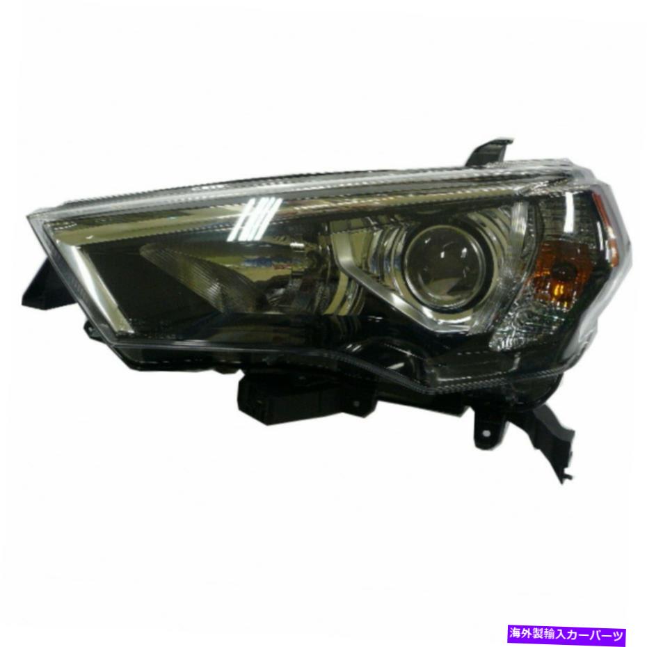USヘッドライト トヨタ4RUNNER HEADLIGHT 2014-2020運転界側| TO2518150のための黒ベゼル For Toyota 4Runner Headlight 2014-2020 Driver Side | Black Bezel For TO2518150【並行輸入品】