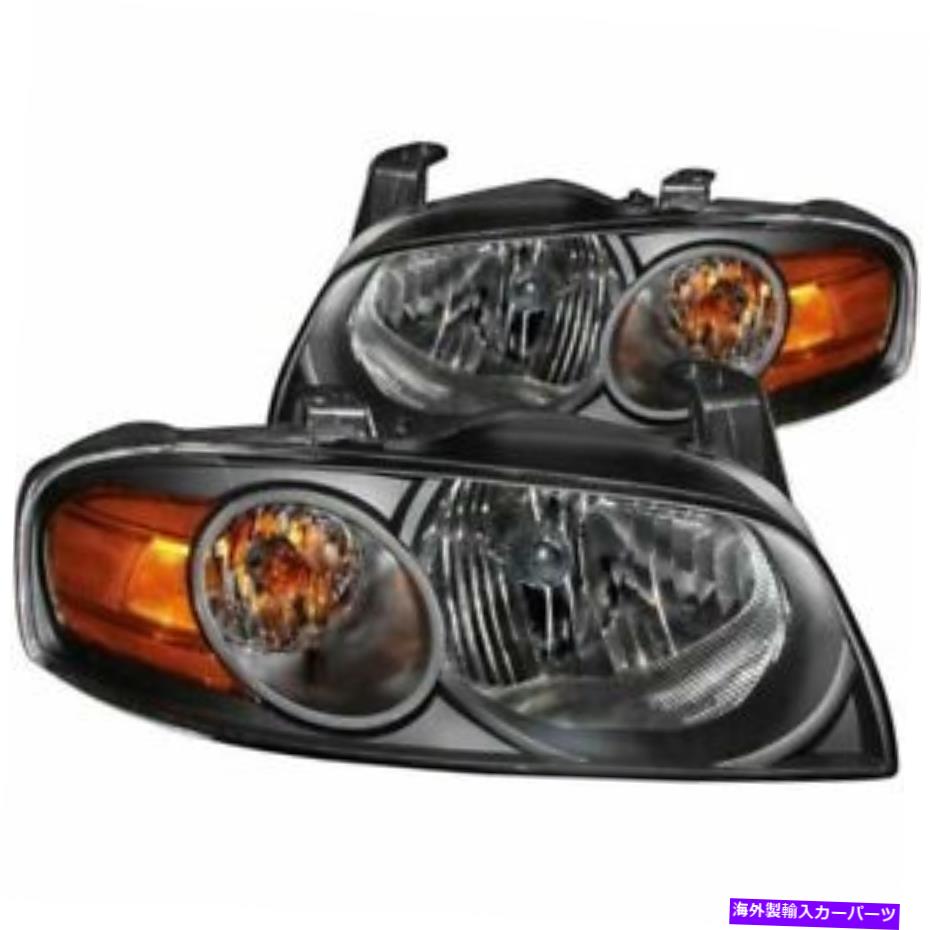 USヘッドライト Anzo 121235クリスタルヘッドライトブラッククリア2004-2006 Sentra. ANZO 121235 CRYSTAL HEADLIGHTS BLACK CLEAR 2004-2006 Sentra【並行輸入品】