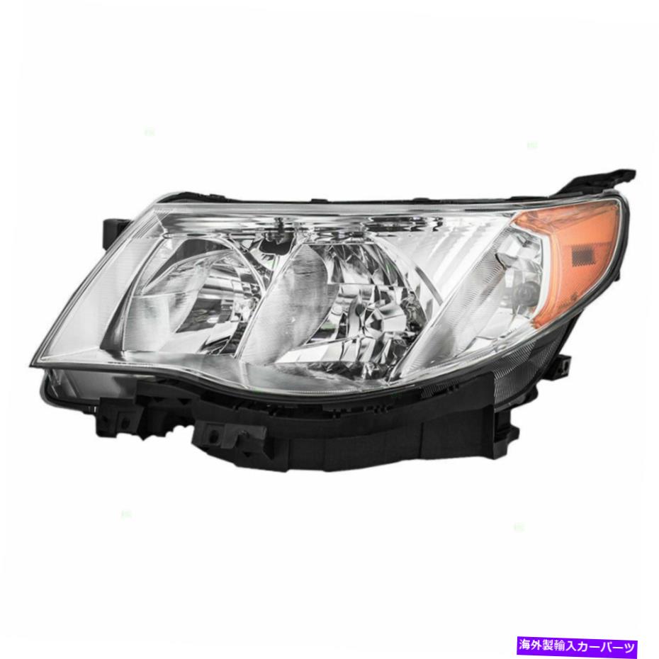USヘッドライト 09-13 Subaru Foresterのための新しいドライバのハロゲンヘッドライトヘッドランプアセンブリ New Drivers Halogen Headlight Headlamp Assembly for 09-13 Subaru Forester【並行輸入品】