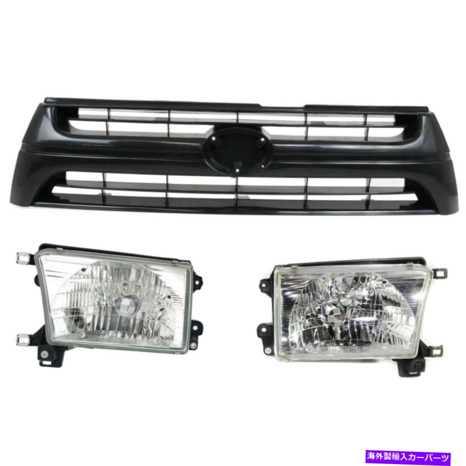 USヘッドライト 2001-2002トヨタ4RUNNER 3PCのためのグリルアセンブリキット Grille Assembly Kit For 2001-2002 Toyota 4Runner 3pc【並行輸入品】