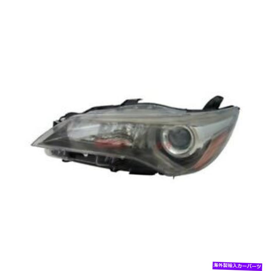 USヘッドライト 新しいハロゲンヘッドライトアセンブリ左フィット2015-2017トヨタカムリ8115006C70 NEW HALOGEN HEADLIGHT ASSEMBLY LEFT FITS 2015-2017 TOYOTA CAMRY 8115006C70【並行輸入品】