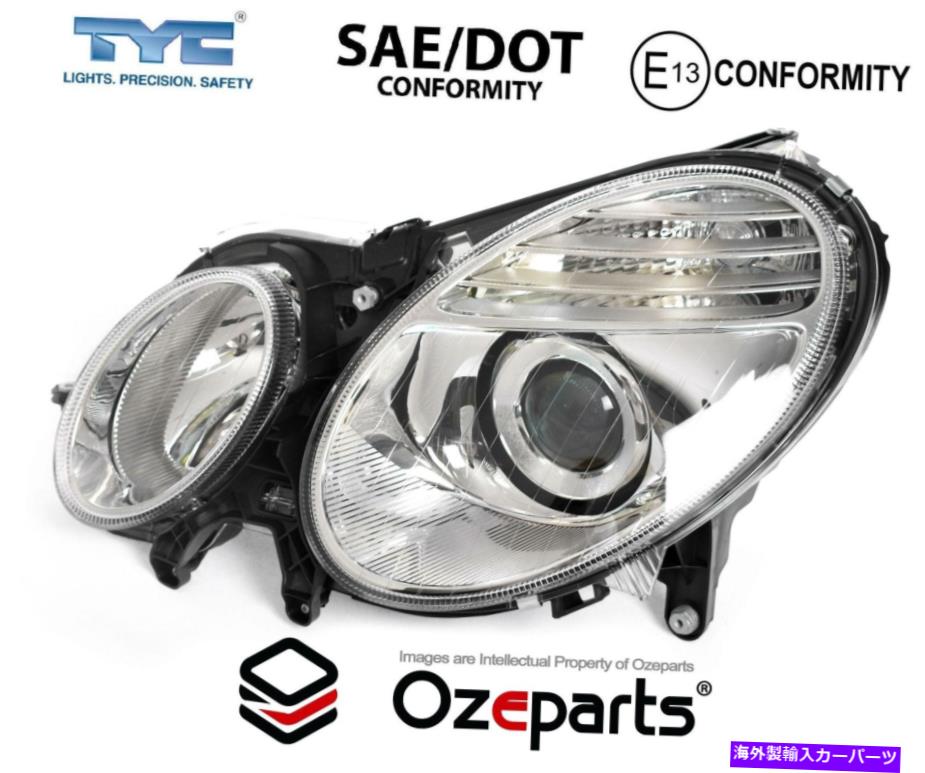 USヘッドライト Mercedes Benz EクラスW211 Ser 2 2006年2月2日のためのLHの左手のヘッドライトノンキセノン LH Left Hand Head Light Non Xenon For Mercedes Benz E Class W211 Ser 2 2006~2009【並行輸入品】