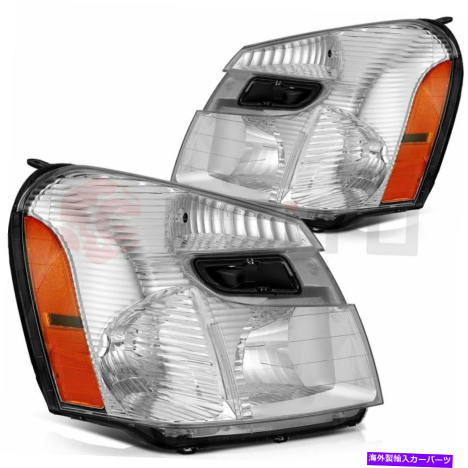 USヘッドライト Chevy Equinox 2005-2009ヘッドランプクローム交換ヘッドライト左+右 For Chevy Equinox 2005-2009 Headlamps Chrome Replacement Headlights Left + Right【並行輸入品】 45,947円