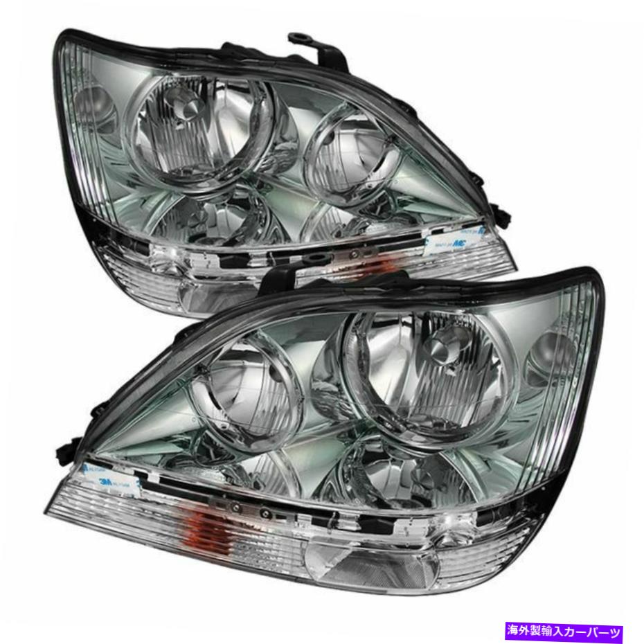 USヘッドライト Spyder Auto 99-03 Lexus RX300ハロゲンOEMヘッドライト - Chrome 9028250 Spyder Auto 99-03 Lexus RX300 Halogen OEM Headlights - Chrome 9028250【並行輸入品】
