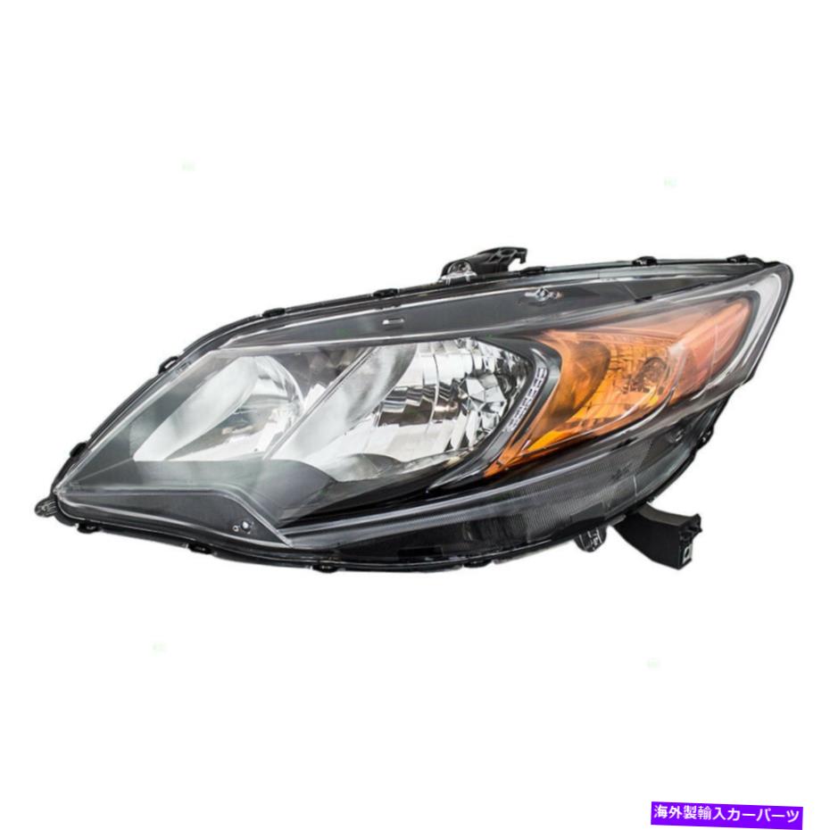 USヘッドライト 新しいドライバーのヘッドライトヘッドランプレンズハウジングアセンブリ14 15ホンダシビック New Drivers Headlight Headlamp Lens Housing Assembly for 14 15 Honda Civic【並行輸入品】