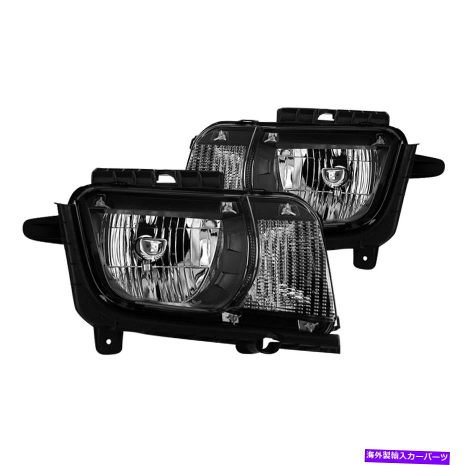 USヘッドライト Chevy Camaro 10-13 HD-JH-CCAM10 - BKブラックファクトリースタイルヘッドライト For Chevy Camaro 10-13 HD-JH-CCAM10--BK Black Factory Style Headlights【並行輸入品】