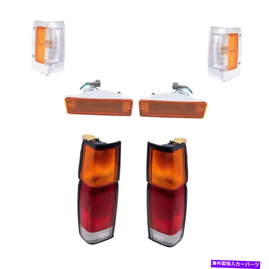 USヘッドライト サイドマーカーライト、90-94 D21 W / Chrome Bezel用のパーク信号ライト＆テールライト Side Marker Lights, Park Signal Lights &Tail Lights for 90-94 D21 W/Chrome Bezel【並行輸入品】