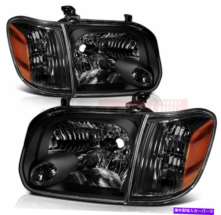 USヘッドライト 2005年から2006年のHEADLAMP TOYOTA TUNDRA 2006 Sequoia Headlightsアセンブリ Headlamp For 2005-2006 Toyota Tundra 2006 Sequoia Replace Headlights Assembly【並行輸入品】