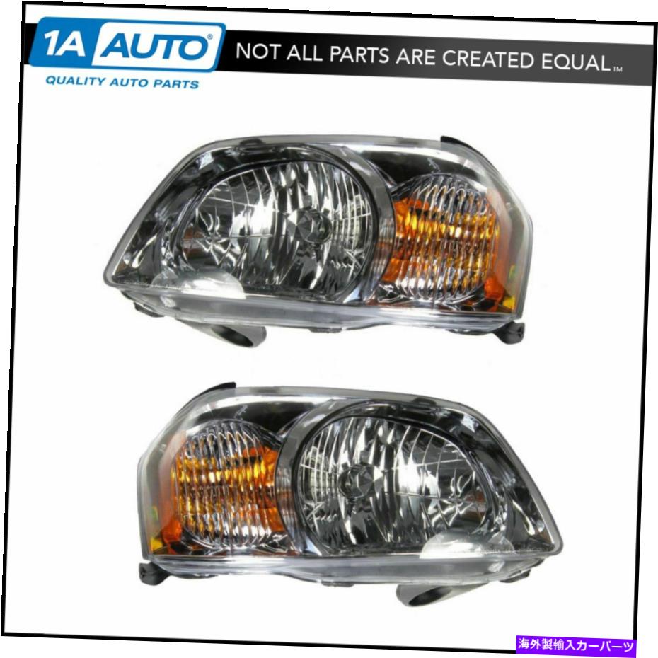 USヘッドライト ヘッドライトヘッドランプ左右ペアセット05-06 Mazda Tribute Headlights Headlamps Left & Right Pair Set for 05-06 Mazda Tribute【並行輸入品】