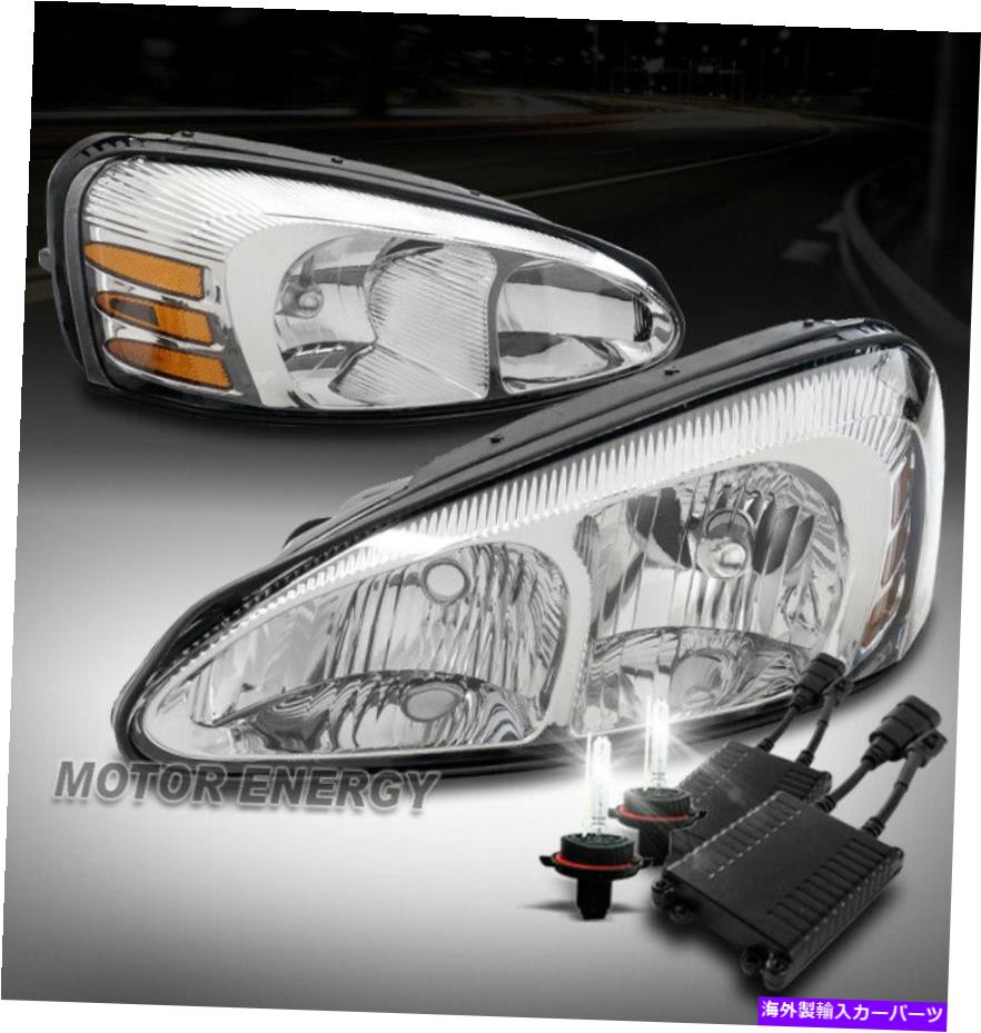 USヘッドライト 04-08 Pontiac Grand Prix GT GTP GXPヘッドライトヘッドランプクローム+ 50W 6000K HID For 04-08 Pontiac Grand Prix GT GTP GXP Headlight Headlamp Chrome +50W 6000K HID【並行輸入品】