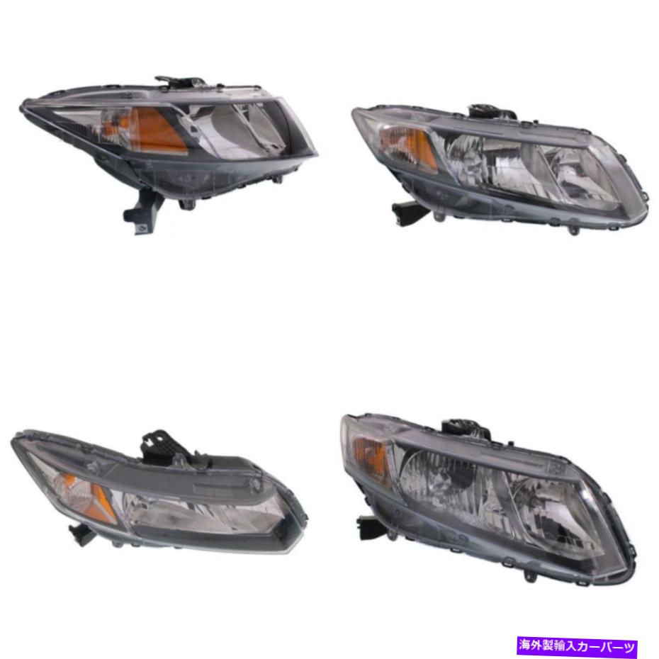 USヘッドライト 13-15ホンダシビックキャパの助手席側のHO2503150Cヘッドライト HO2503150C Headlight for 13-15 Honda Civic CAPA Passenger Side【並行輸入品】