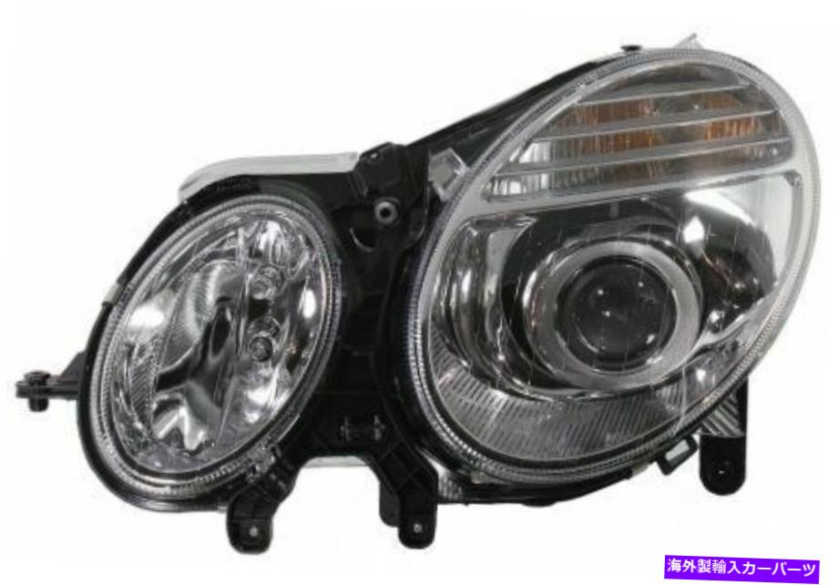 USヘッドライト 2007年から2009年のヘッドライトBenz E350 E550ドライバ側W /電球 Headlight For 2007-2009 Mercedes Benz E350 E550 Driver Side w/ bulb【並行輸入品】