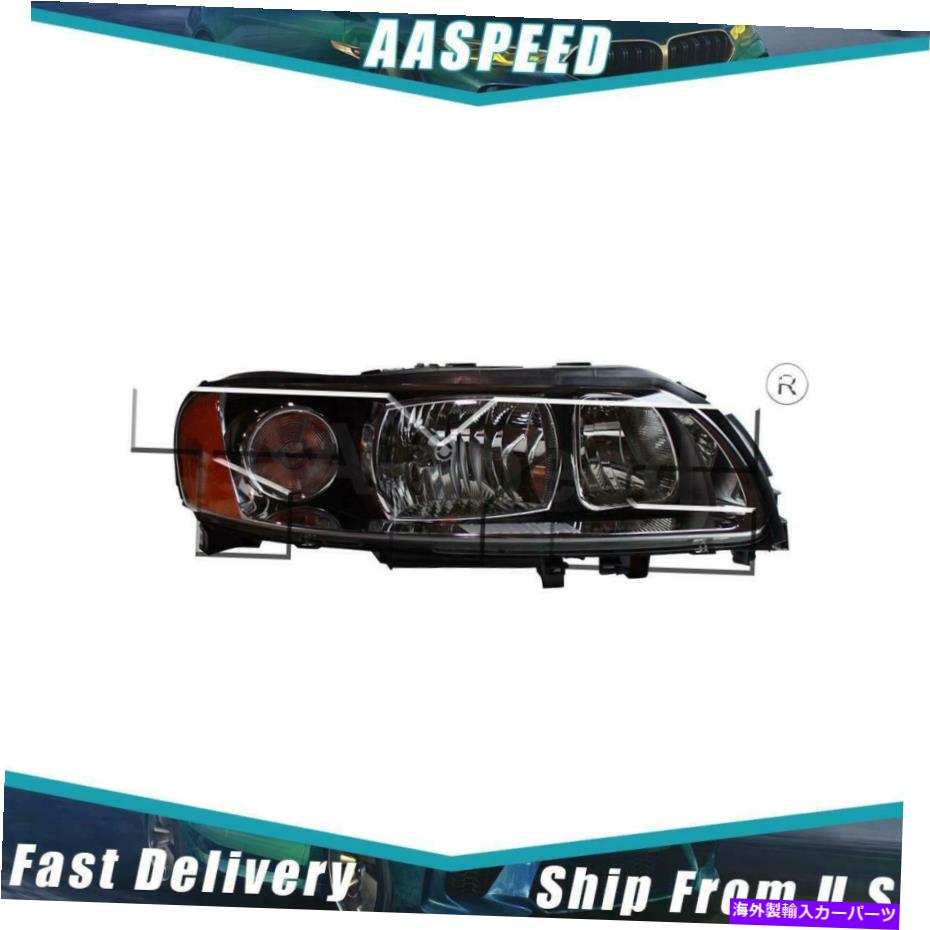USヘッドライト 2005年から2009年の間の1倍のヘッドライトアセンブリ右TYC 1X Headlight Assembly Right TYC For 2005-2009 Volvo S60【並行輸入品】