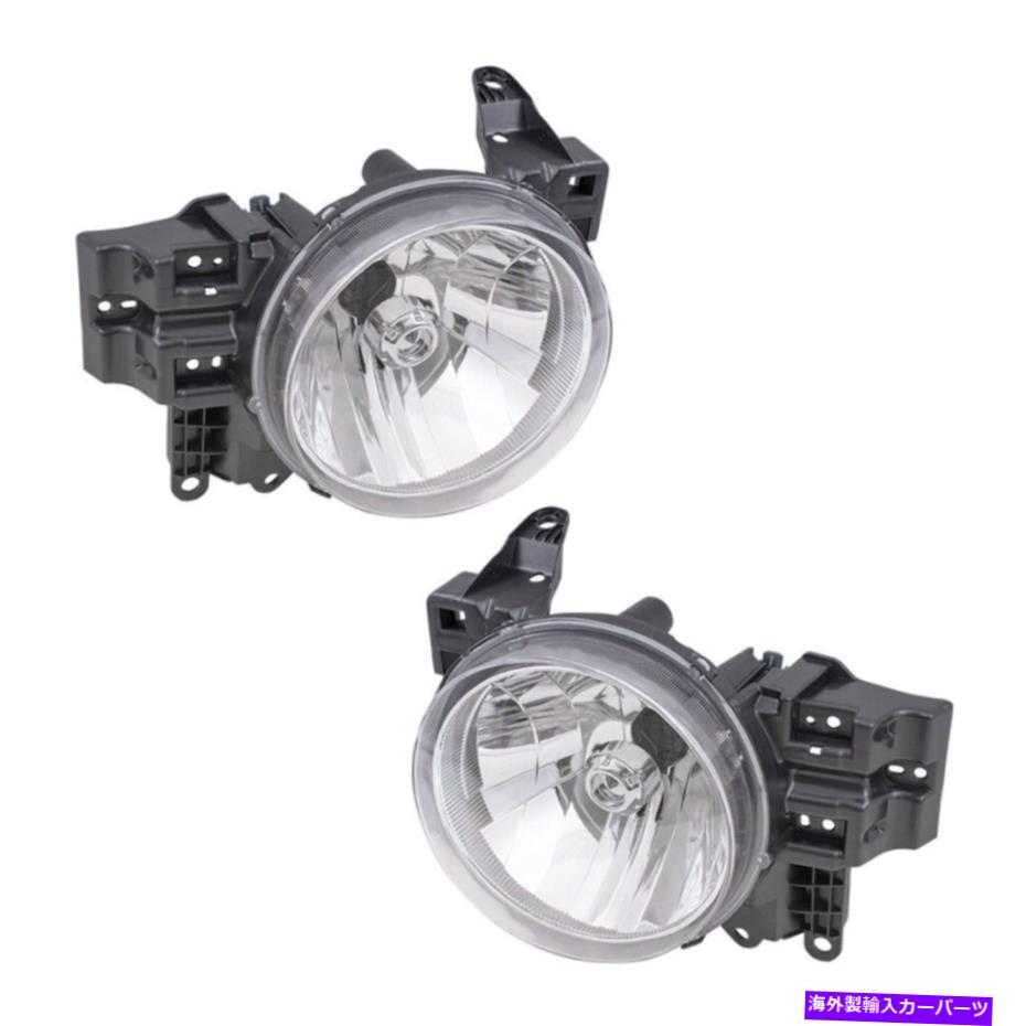USヘッドライト Fitt Toyota FJ Cruiser 07-14ヘッドライトヘッドランプレンズのセットW /ハウジング Fits Toyota FJ Cruiser 07-14 Set of Headlights Headlamp Lens w/ Housing【並行輸入品】
