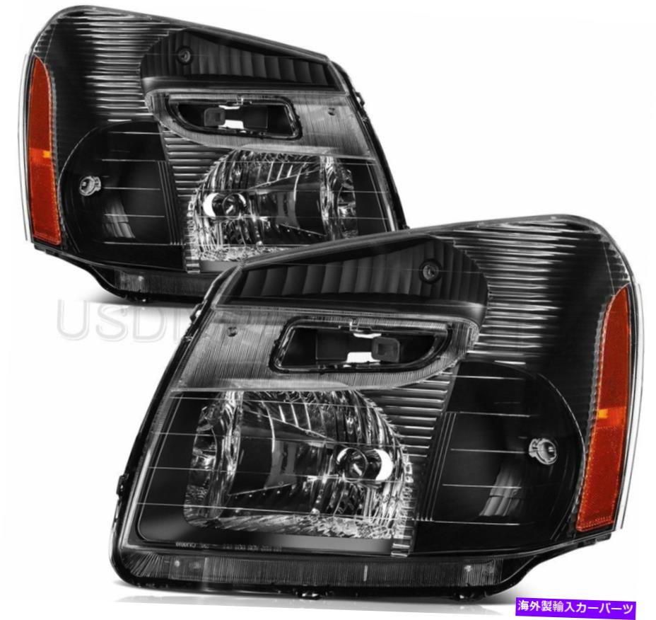 USヘッドライト ヘッドライトアセンブリはシボレーequinox 2005-2009交換用ライト1ペアセット Headlights Assembly Fits Chevy Equinox 2005-2009 Replacement Light One Pair Set【並行輸入品】