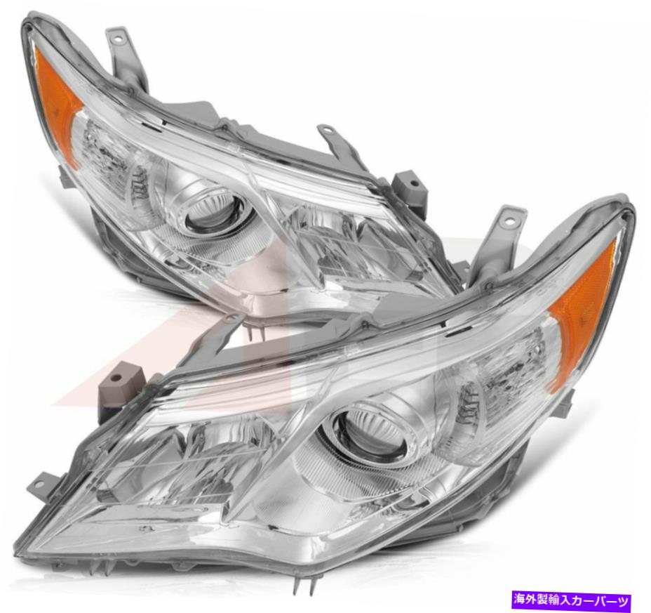 USヘッドライト 2012-2014トヨタカムリフロントヘッドライトヘッドランプペア左+右交換 For 2012-2014 Toyota Camry Front Headlights Headlamp Pair Left+Right Replacement【並行輸入品】