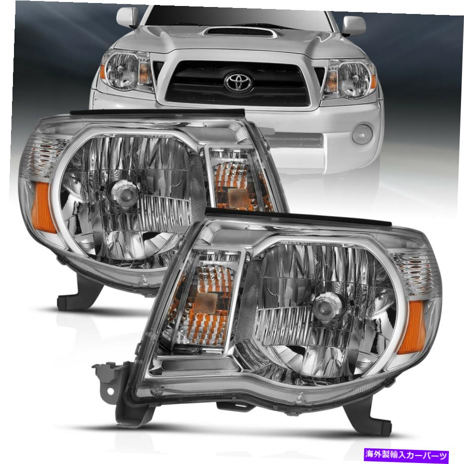 USヘッドライト Anzo USA 111437 Crystal Headlight SetはTacoma 05-11に収まります Anzo USA 111437 Crystal Headlight Set Fits 05-11 Tacoma【並行輸入品】