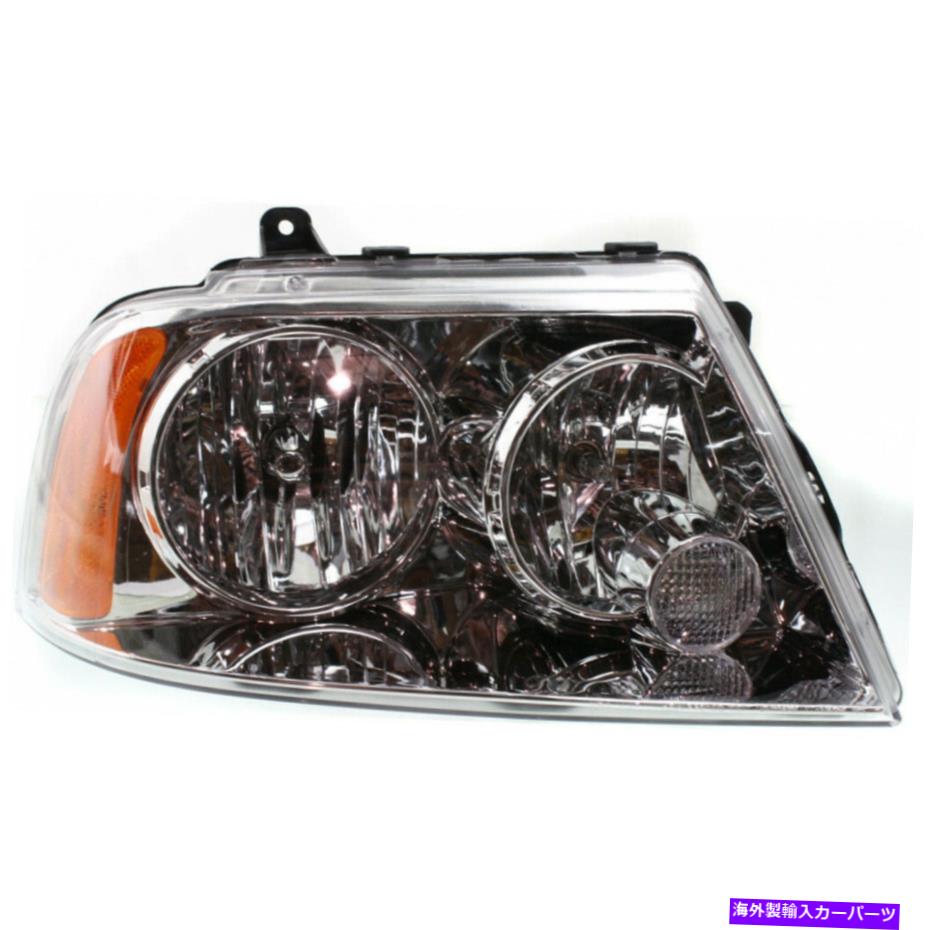 USヘッドライト フィット2003リンカーンナビゲーターヘッドライトアセンブリ旅客サイドドットハロゲンタイプ Fits 2003 LINCOLN NAVIGATOR Head Light Assembly Passenger Side DOT Halogen Type【並行輸入品】