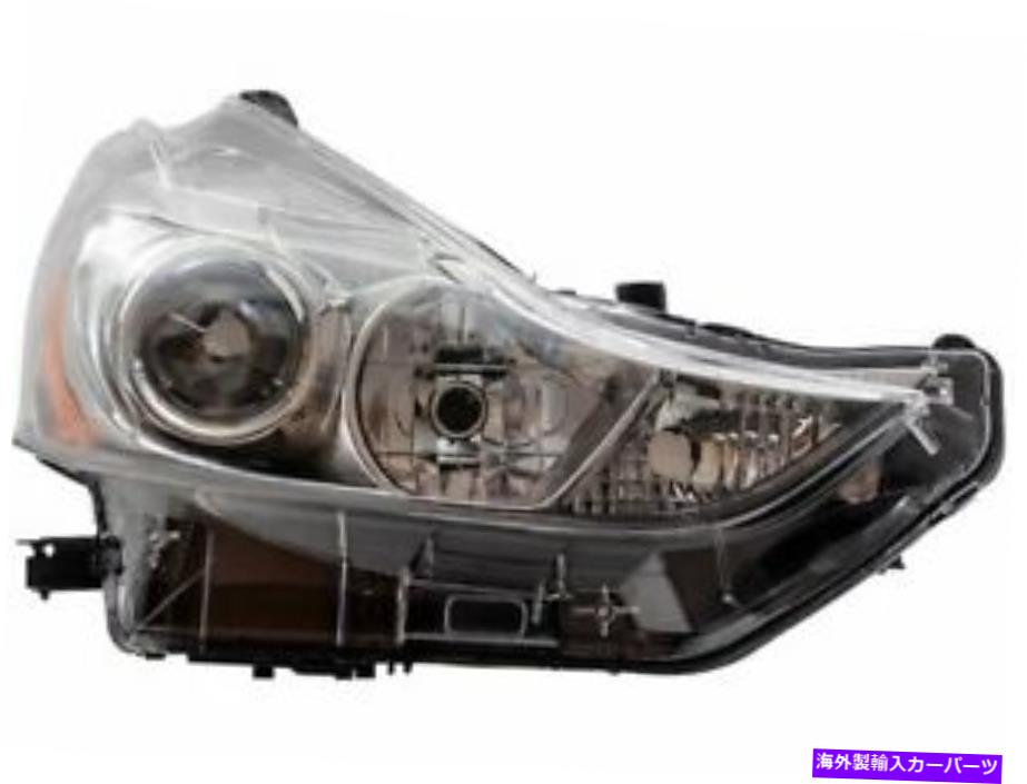 USヘッドライト 右ヘッドライトアセンブリブルック1DVK59用トヨタプリウスv 2015 2016 2016 2016 Right Headlight Assembly Brock 1DVK59 for Toyota Prius V 2015 2016 2017【並行輸入品】