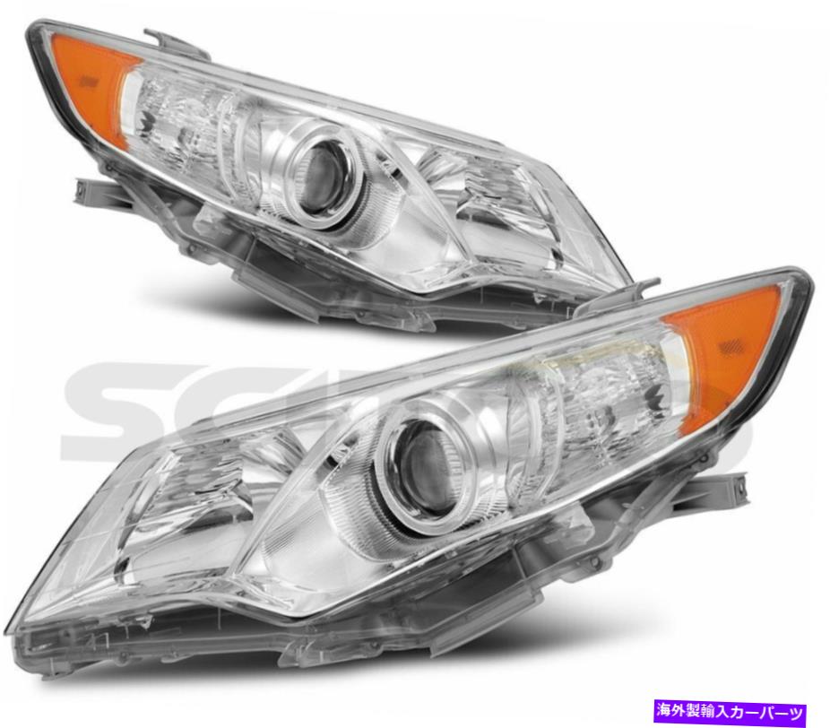 USヘッドライト 2012-2014トヨタカムリーヘッドライト組立ヘッドランプ交換用ライトペア Fits 2012-2014 Toyota Camry Headlights Assembly Headlamps Replacement Light Pair【並行輸入品】
