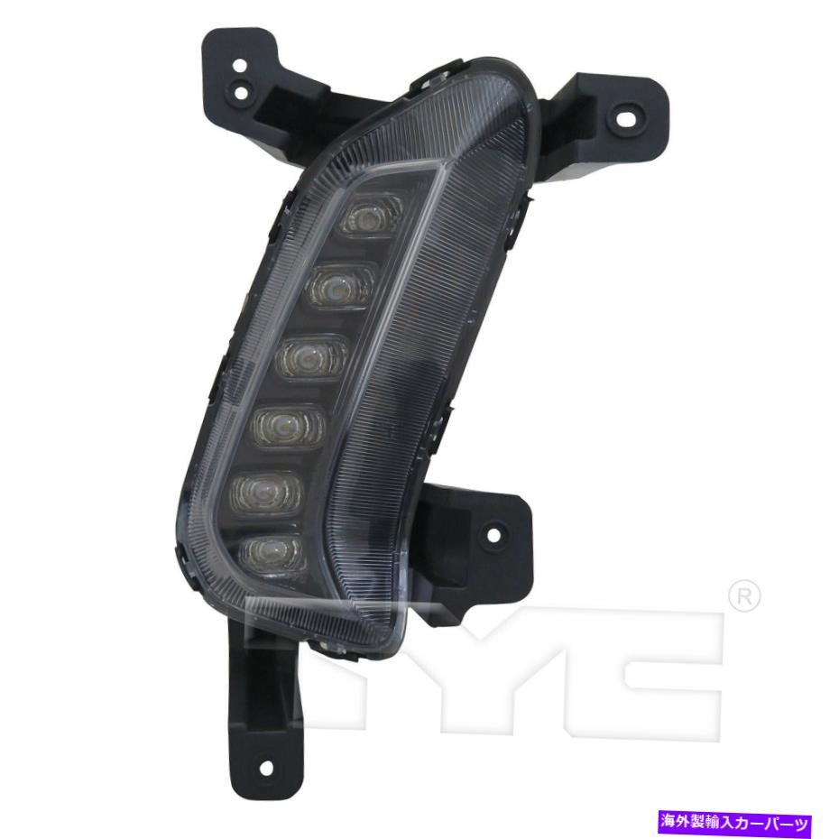 USヘッドライト 17-18 Hyundai Elantra w / o sprt右乗客のためのLED昼間のランニングライトDRL LED Daytime Running Light DRL for 17-18 Hyundai Elantra w/o Sprt Right Passenger【並行輸入品】