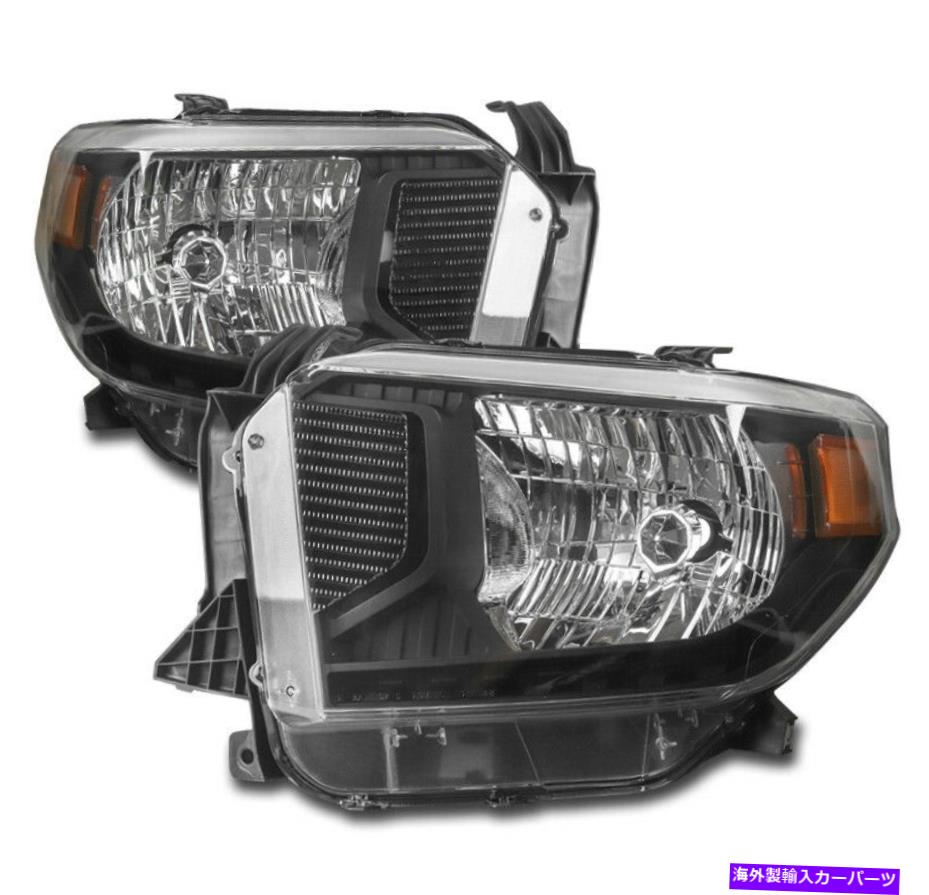 USヘッドライト 2014-2017トヨタツンドラSR5 TRDピックアップ交換黒ヘッドライトヘッドランプ FOR 2014-2017 TOYOTA TUNDRA SR5 TRD PICKUP REPLACEMENT BLACK HEADLIGHT HEADLAMP【並行輸入品】 46,814円
