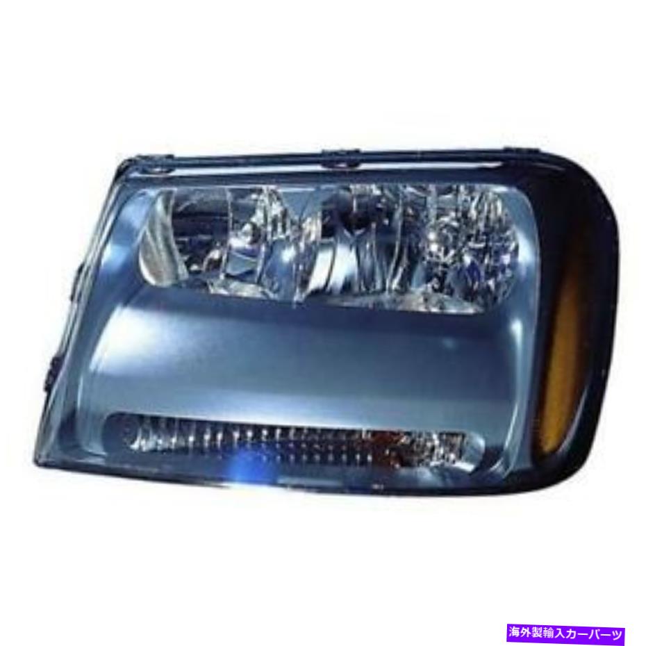 USヘッドライト GM2502304 CAPA Chevy Trailblazer用のヘッドランプアセンブリコンポジットを残します GM2502304 CAPA Left Headlamp Assembly Composite for Chevy Trailblazer【並行輸入品】