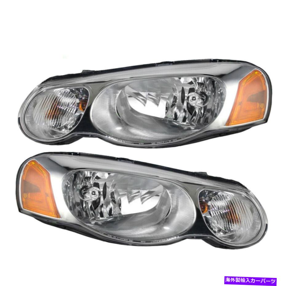 USヘッドライト 04-06 Chrysler Sebringハロゲンランプのペアヘッドライトセット4806037AF 4806036AF Pair Headlights for 04-06 Chrysler Sebring Halogen Lamps Set 4806037AF 4806036AF【並行輸入品】