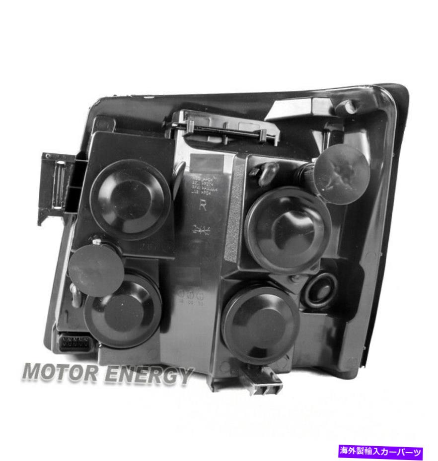 USヘッドライト 02キャデラックエスカレードベース/ EXTブラックハロゲンヘッドライトランプW / LED DRLキット FOR 02 CADILLAC ESCALADE BASE/EXT BLACK HALOGEN HEADLIGHTS LAMPS W/LED DRL KIT【並行輸入品】