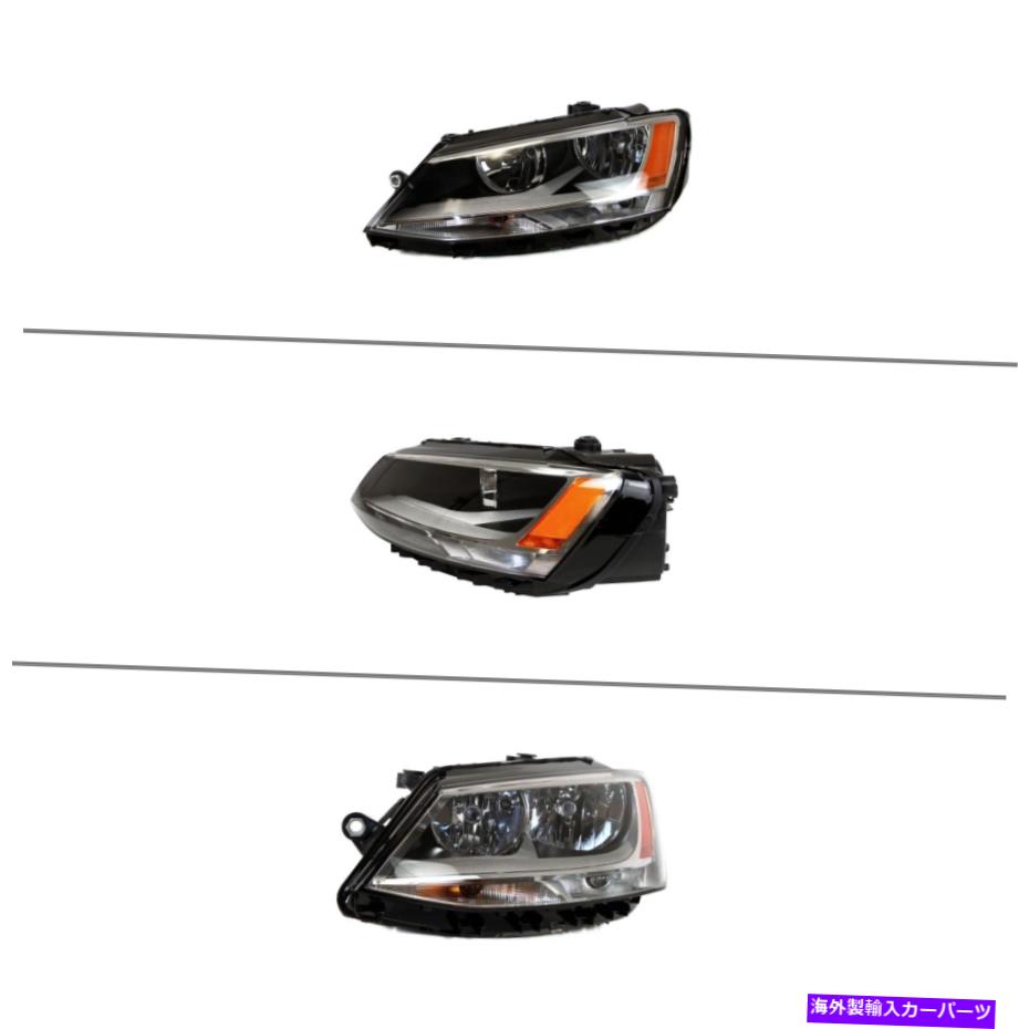 USヘッドライト New VW2502146 Volkswagen Jetta 2011-2016用のドライバーサイドヘッドライト New VW2502146 Driver Side Headlight for Volkswagen Jetta 2011-2016【並行輸入品】