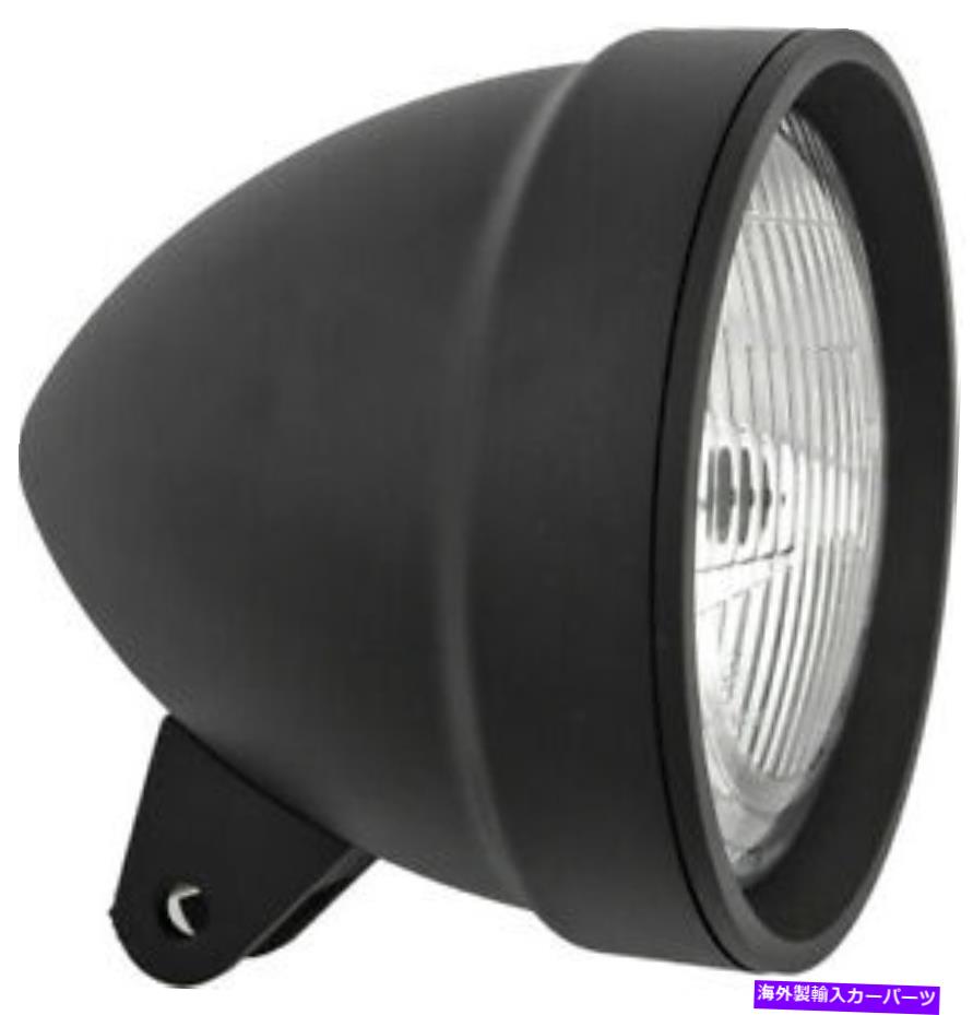 USヘッドライト 20-6043BE HardDrive 5.75インチヘッドライトボトムマウントブラック 20-6043BE Harddrive 5.75 Inch Headlight Bottom Mount Black【並行輸入品】